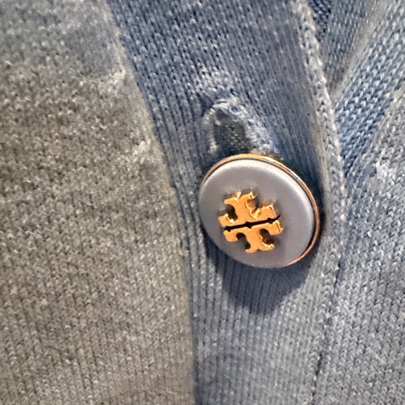 Tory Burch (2) Blue and White Cardigan Set - Picture 5 of 9